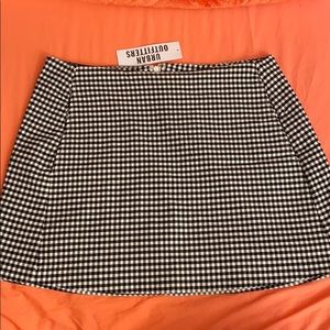 NWT Urban Outfitters Gingham Skirt
